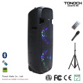 Hot Sale Dual 15 Inches Plastic Active Speaker with Battery